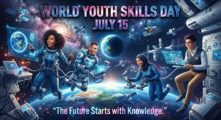 World Youth Skills Day 2026 Future Skills Banner - Free World Youth Skills Day 2026 Banner Download