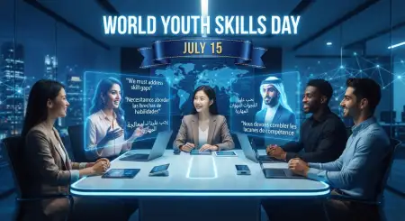 World Youth Skills Day 2026 Greeting Card - Free World Youth Skills Day 2026 Download