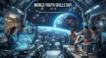 Free World Youth Skills Day 2026 Instagram Post Image Download