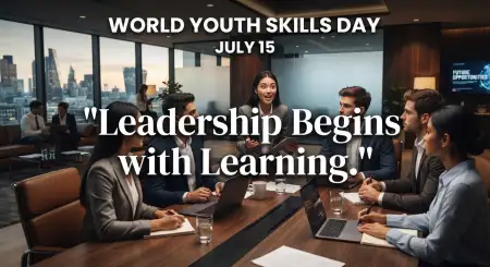 World Youth Skills Day 2026 Learning Banner - Free World Youth Skills Day 2026 Banner Download