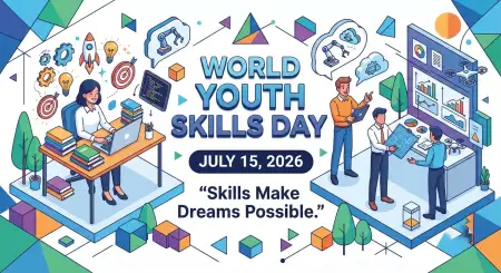 World Youth Skills Day 2026 Professional Banner - Free World Youth Skills Day 2026 Banner Download