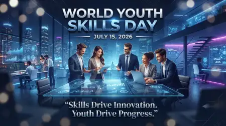 World Youth Skills Day 2026 Skill Development Banner - Free World Youth Skills Day 2026 Banner Download