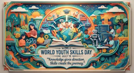 Free World Youth Skills Day 2026 Skills Development Poster Image Download