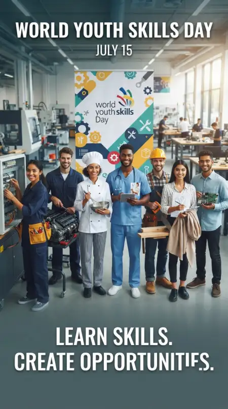 world youth skills day 2026 workshop poster