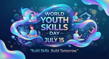 World Youth Skills Day 2026 Youtube Banner - Free World Youth Skills Day 2026 Banner Download
