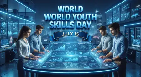 World Youth Skills Day Background Png - Free World Youth Skills Day 2026 Download