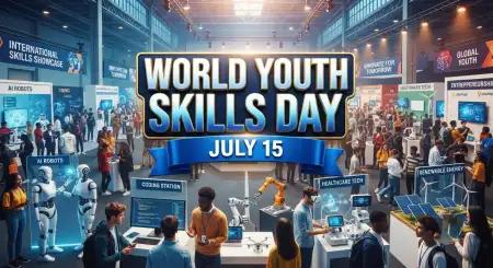 World Youth Skills Day Badge Png - Free World Youth Skills Day 2026 Download