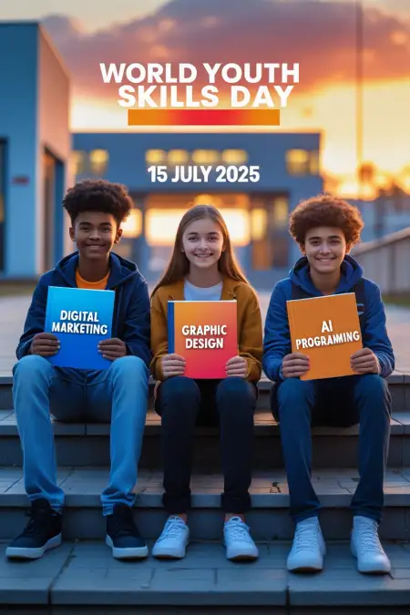 World Youth Skills Day Date Poster 2025 - Free World Youth Skills Day Download