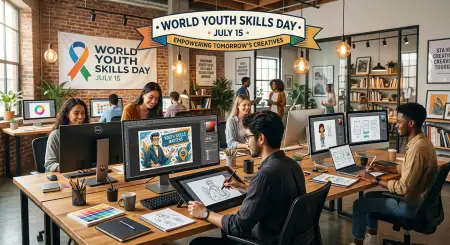World Youth Skills Day Frame Png - Free World Youth Skills Day 2026 Download