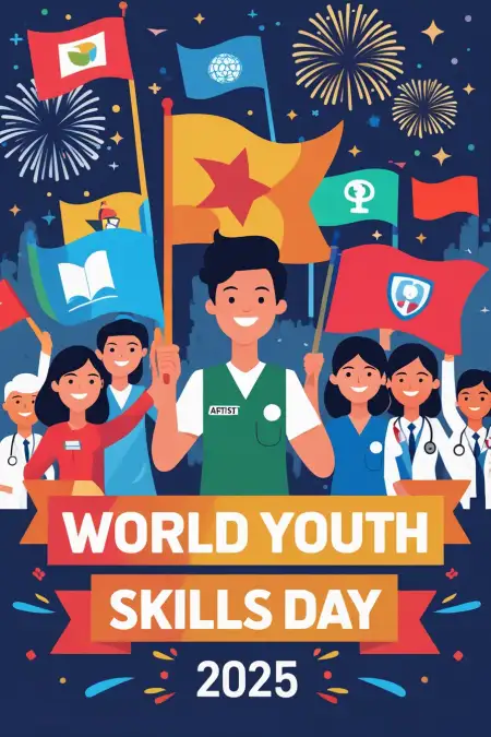World Youth Skills Day Insta Story Background - Free Orld Youth Skills Day Download