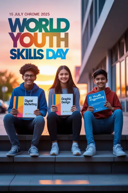 World Youth Skills Day Social Media Poster - Free World Youth Skills Day Download