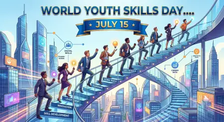World Youth Skills Day Sticker Png - Free World Youth Skills Day 2026 Download