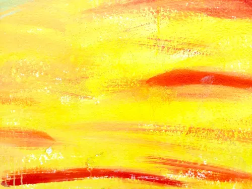 yellow and red wall painting photo