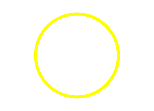 yellow circle outline png