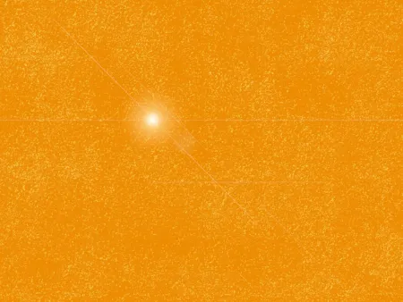 Yellow Color Background Orange & White Color Lighting Effect - Yellow White