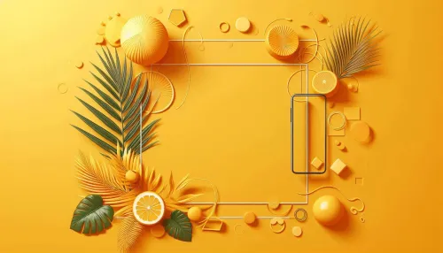 yellow orange background for instagram stories and posts