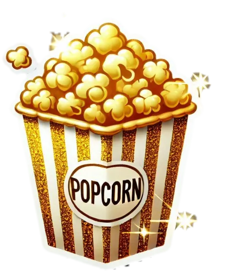 yellow popcorn bucket png free download transparent