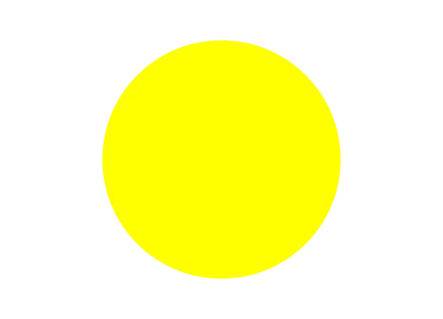 yellow solid circle png image