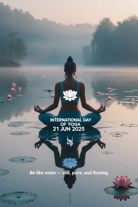 Yoga Day Transparent Png Image With Wishes - Free Wishes Download
