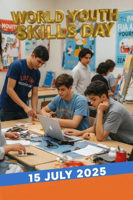 Youth Skills Day 2025 Image For Story - Free World Youth Skills Day Download