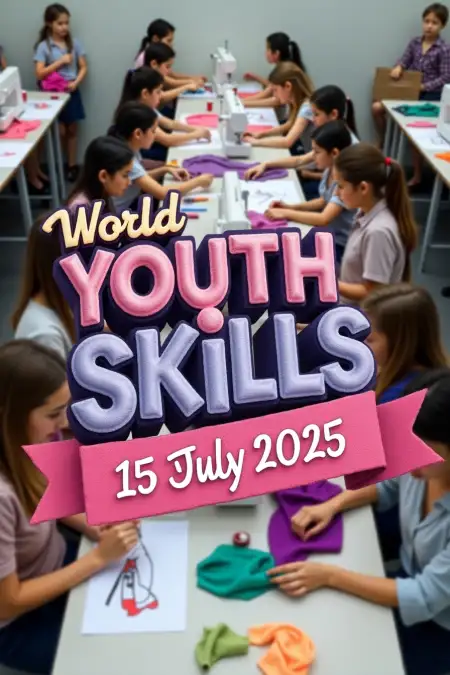 Youth Skills Day Png Design For Photoshop - Free World Youth Skills Day Download