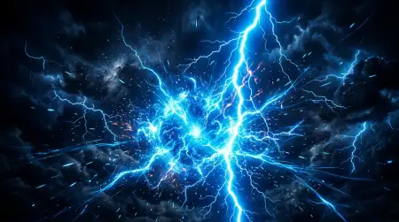 Free Youtube Thumbnail Background Hd With Electric Lightning Effect Dark Style Background Image Download