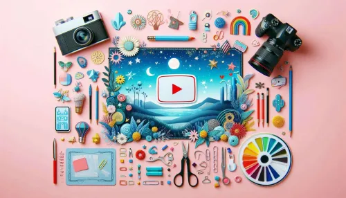 youtube thumbnail background with creative photo frames