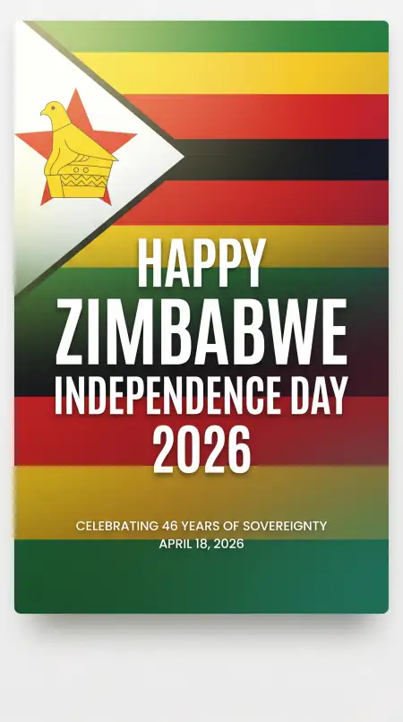 zimbabwe independence day 2026 modern poster templates