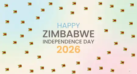 Free Zimbabwe Independence Day 2026 Printable Poster Design Image Download