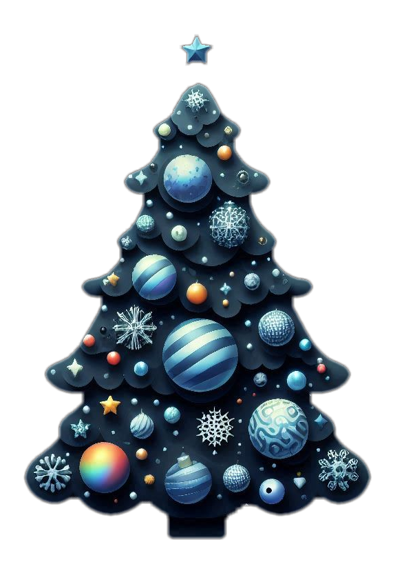 3d christmas tree png transparent