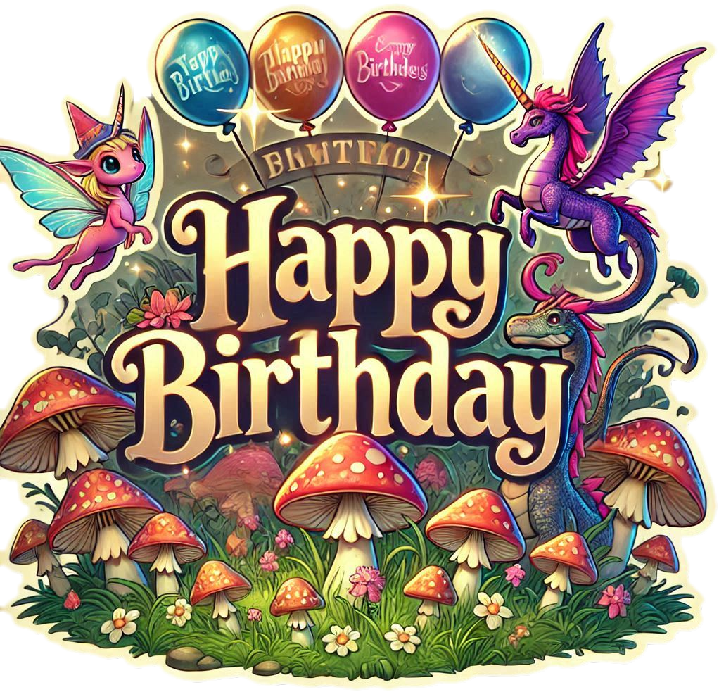 3d colorful balloon happy birthday text designs