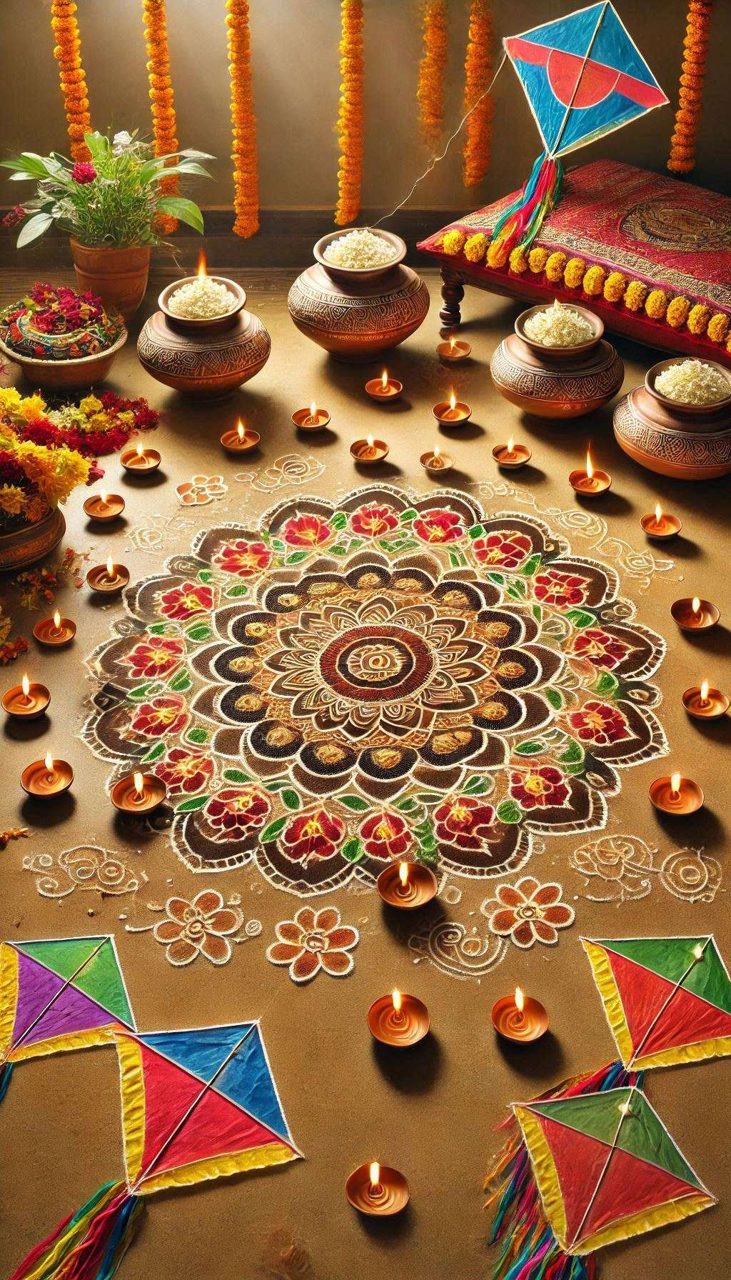 3d makar sankranti wallpapers in hd quality