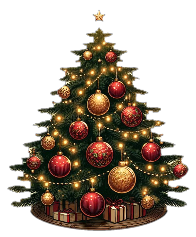 3d xmas tree png for designs