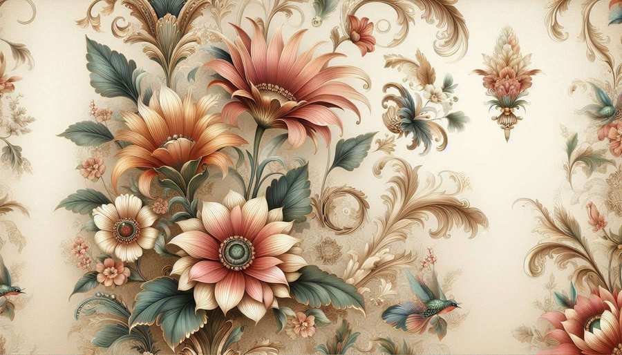 abstract beautiful flower background patterns