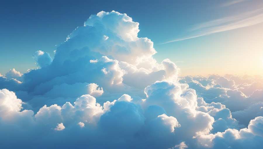 aesthetic cloud background for editing