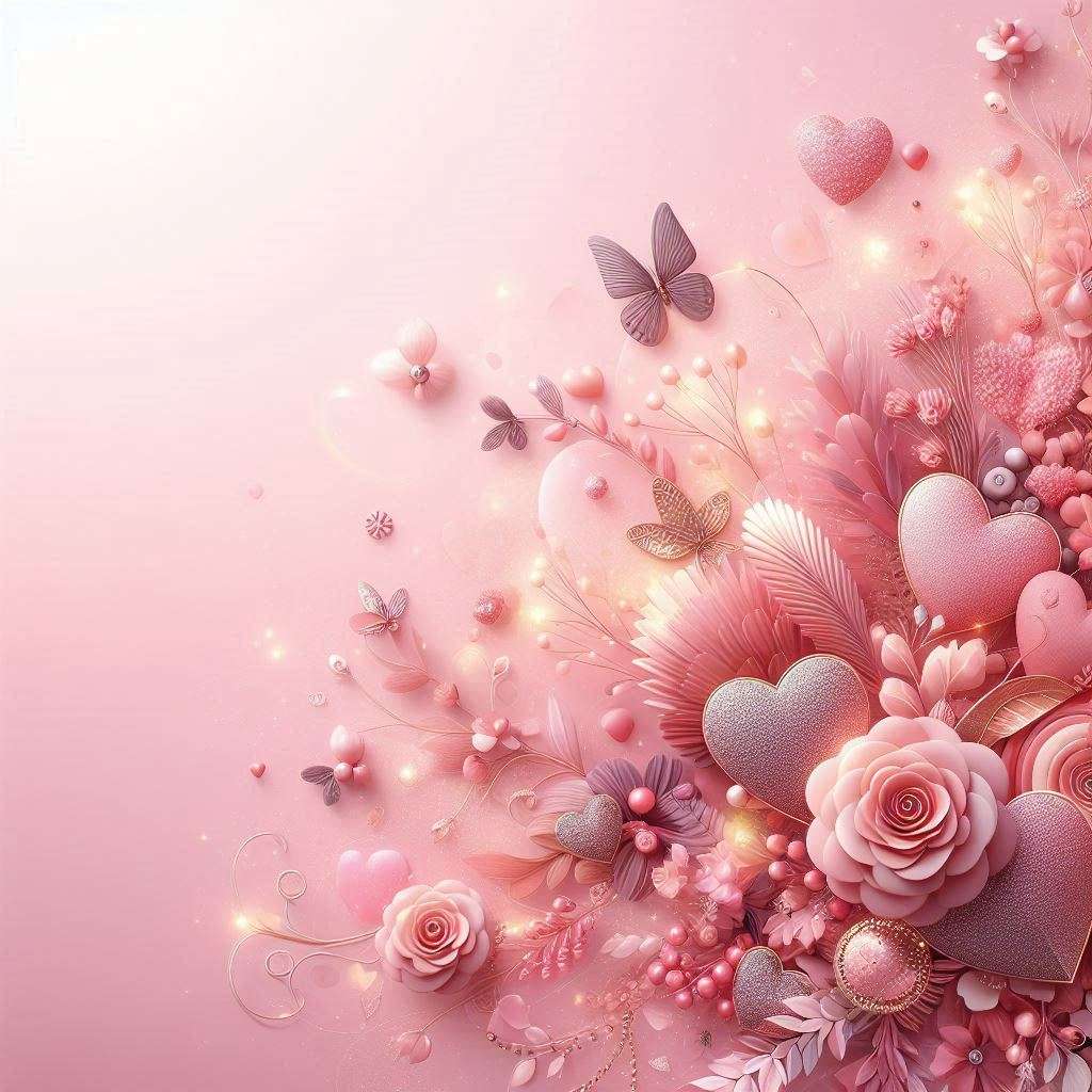 aesthetic light pink background for lover and dil
