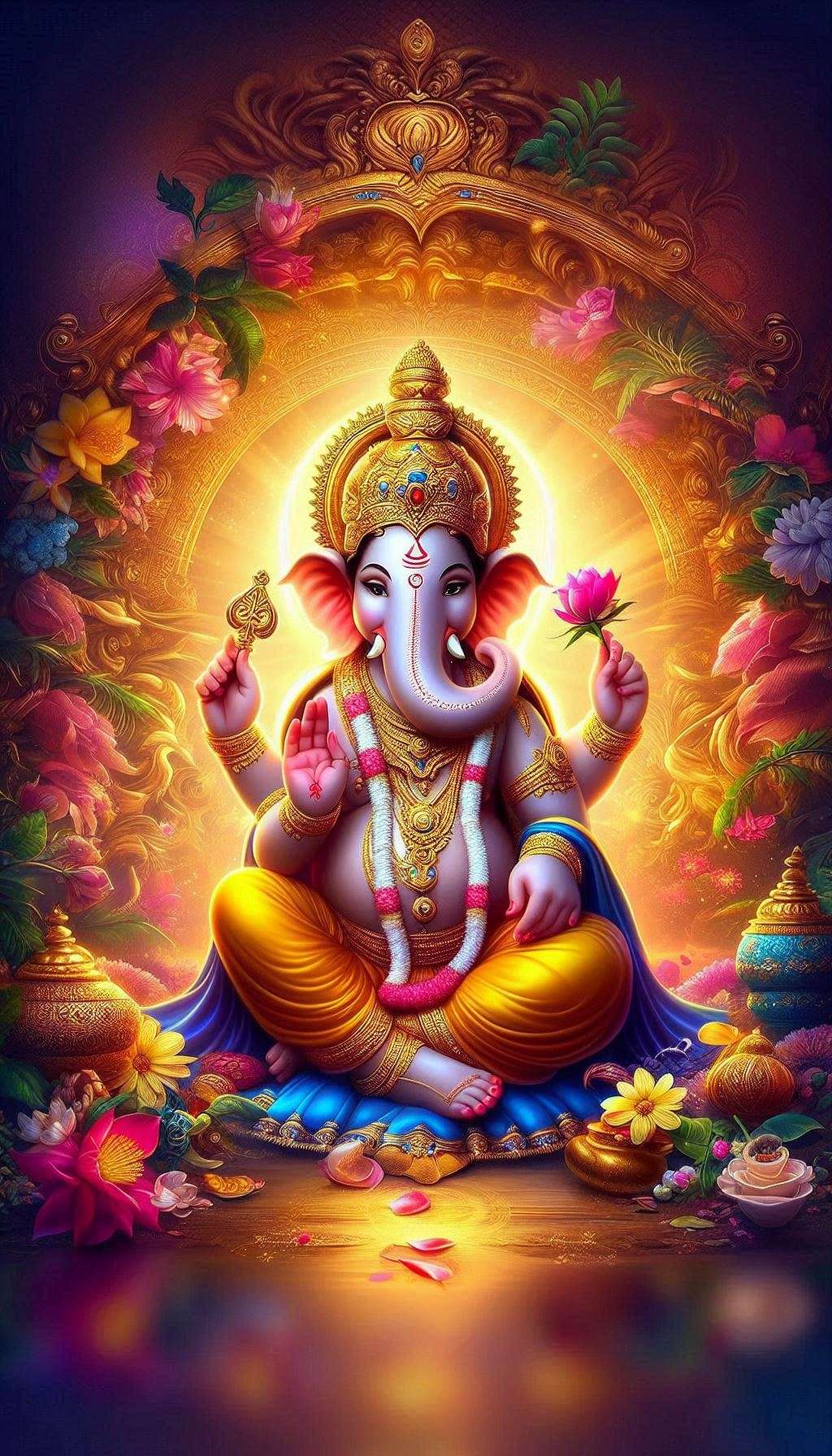 artistic ganesh images for printing purposes