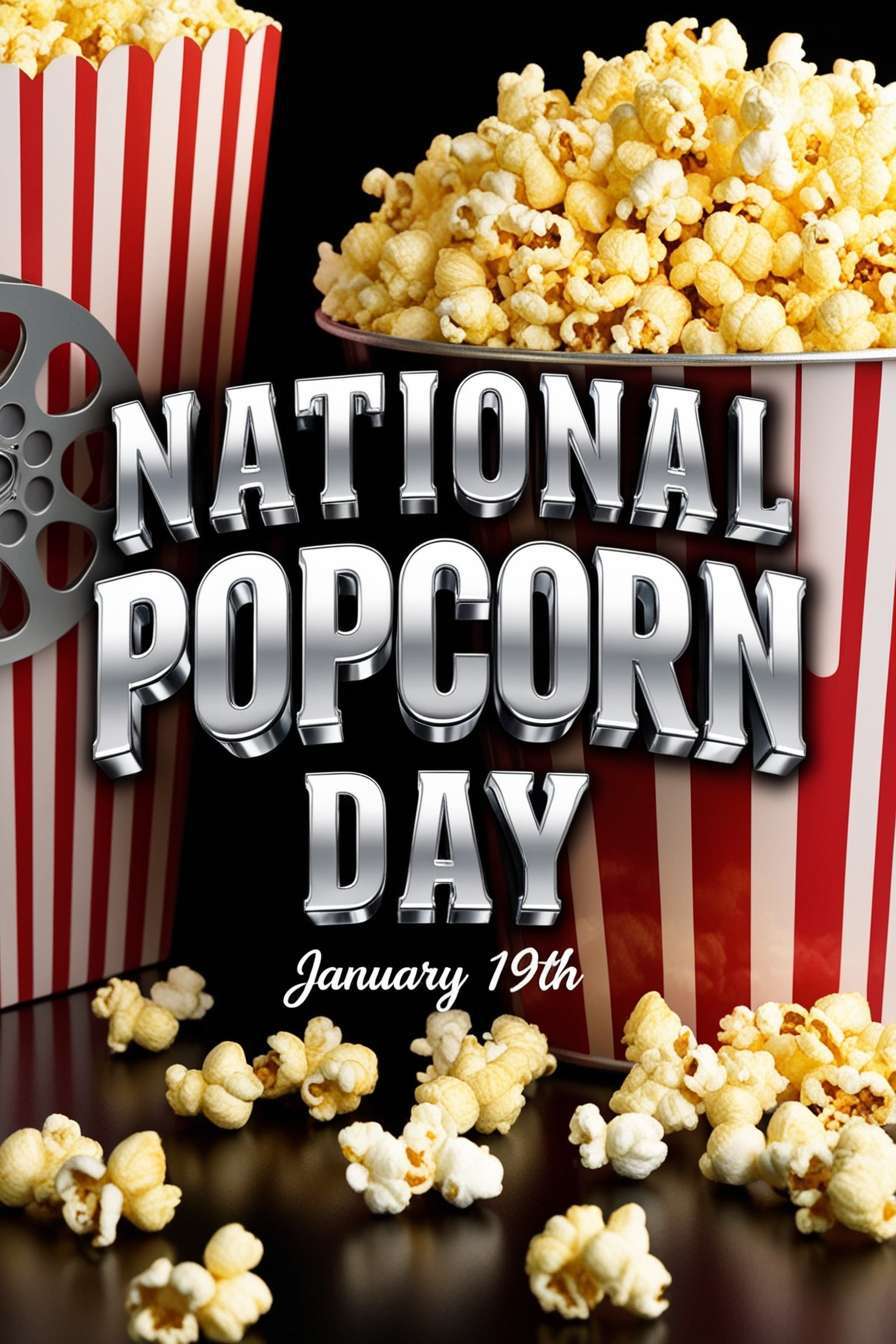 artistic national popcorn day sketch images