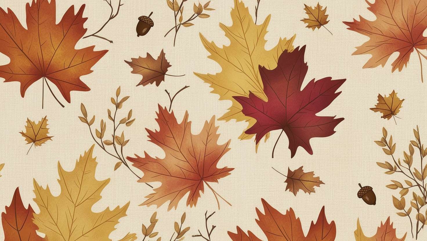 autumn-inspired wallpaper background for home decor