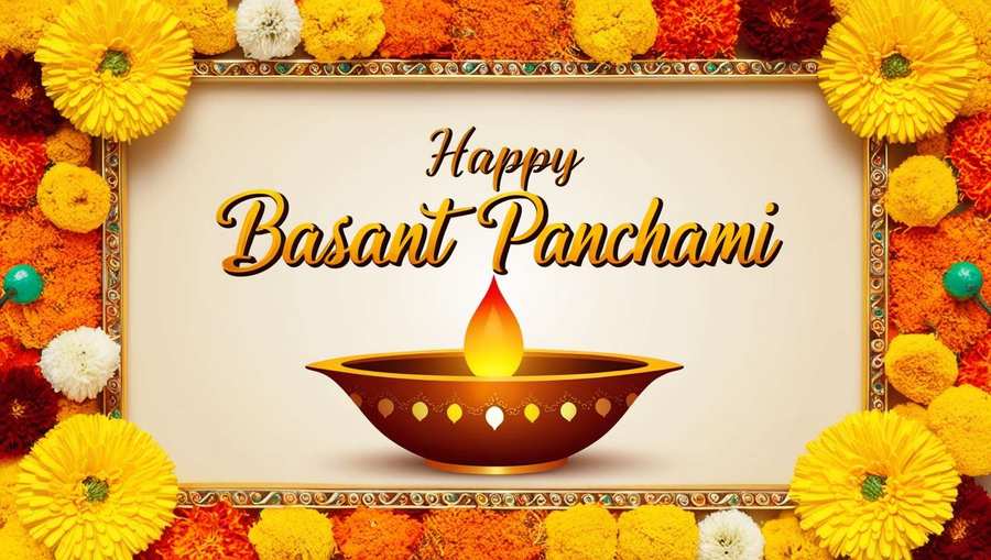 basant panchami celebration with family photos