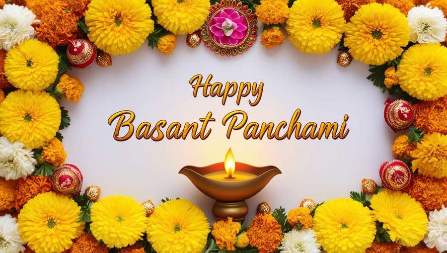 basant panchami greeting cards png hd