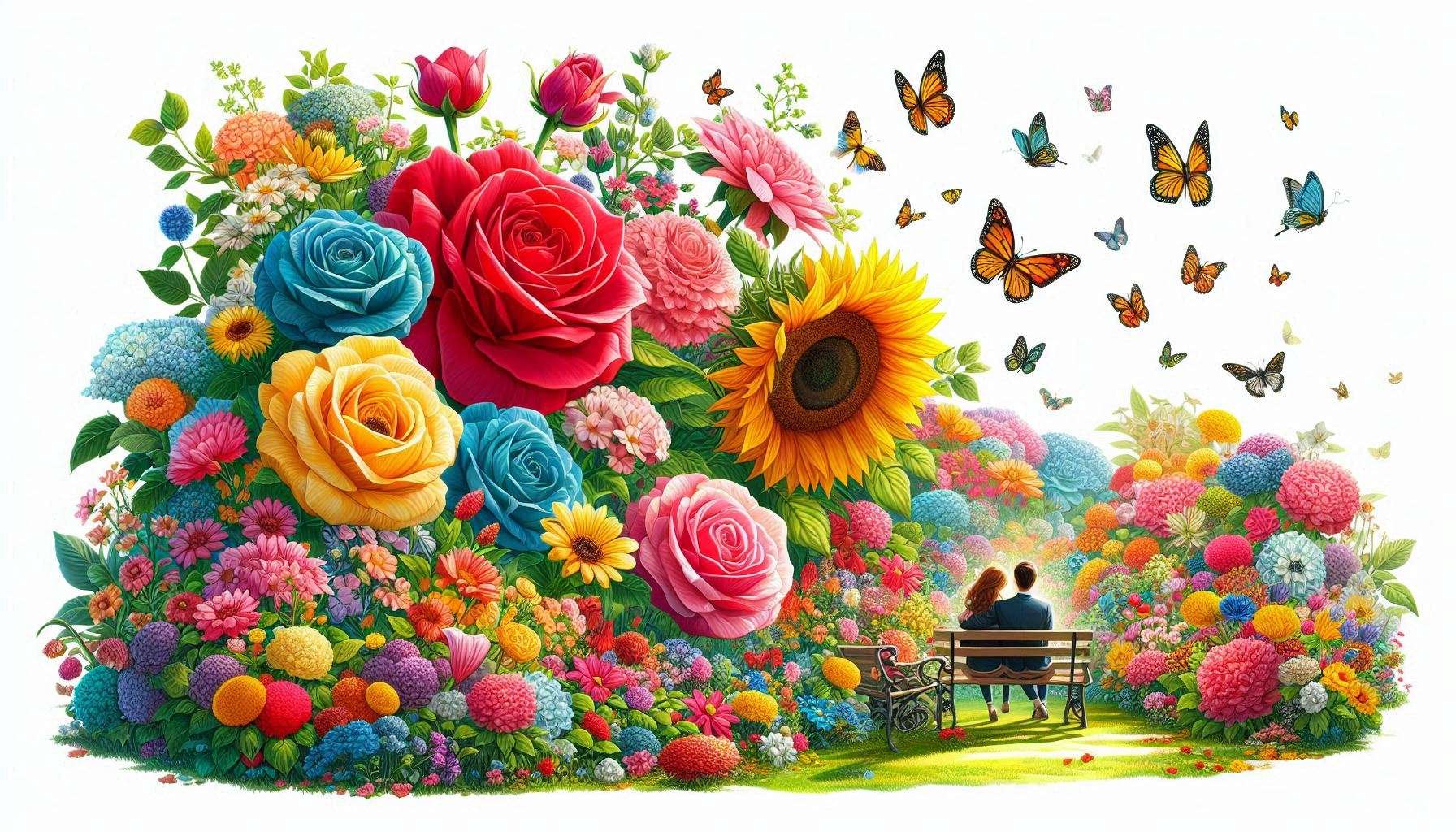 beautiful flower background for banners