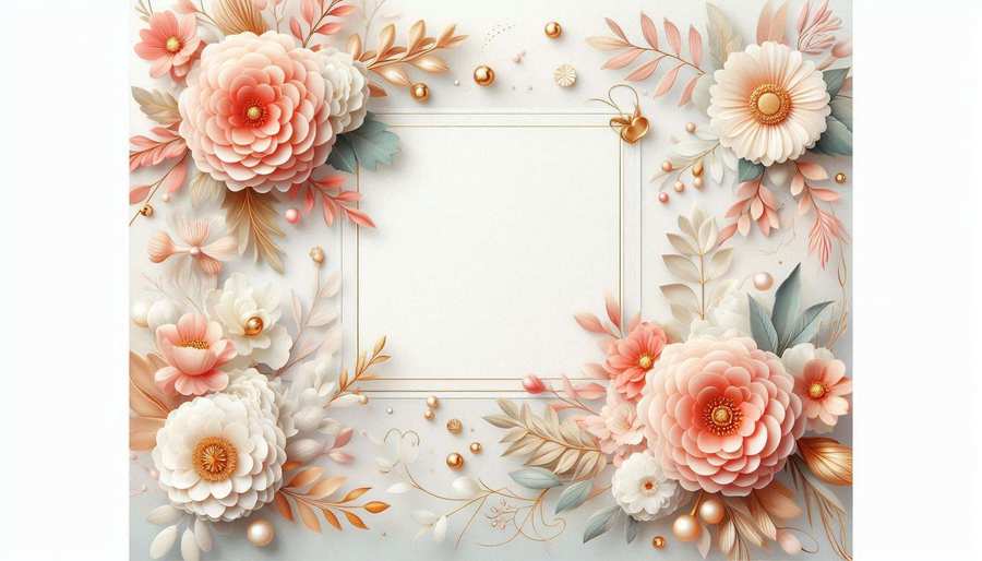 beautiful flower background for thank you cards