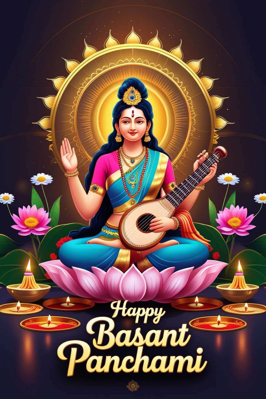 beautiful happy basant panchami images for social media