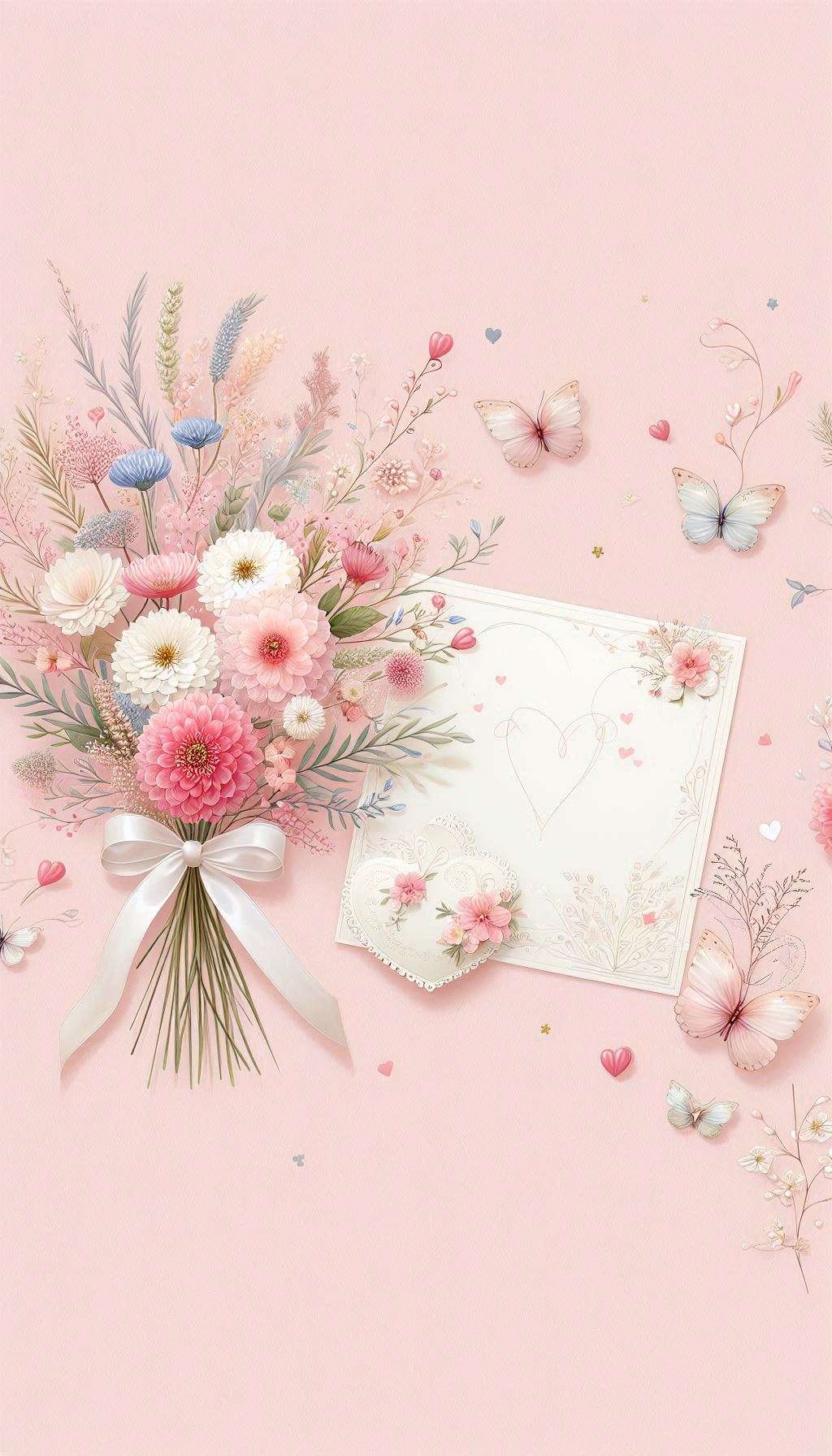 beautiful light pink background for lover