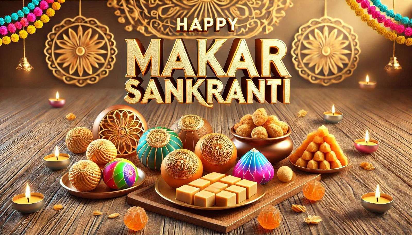 beautiful makar sankranti greeting cards for loved ones