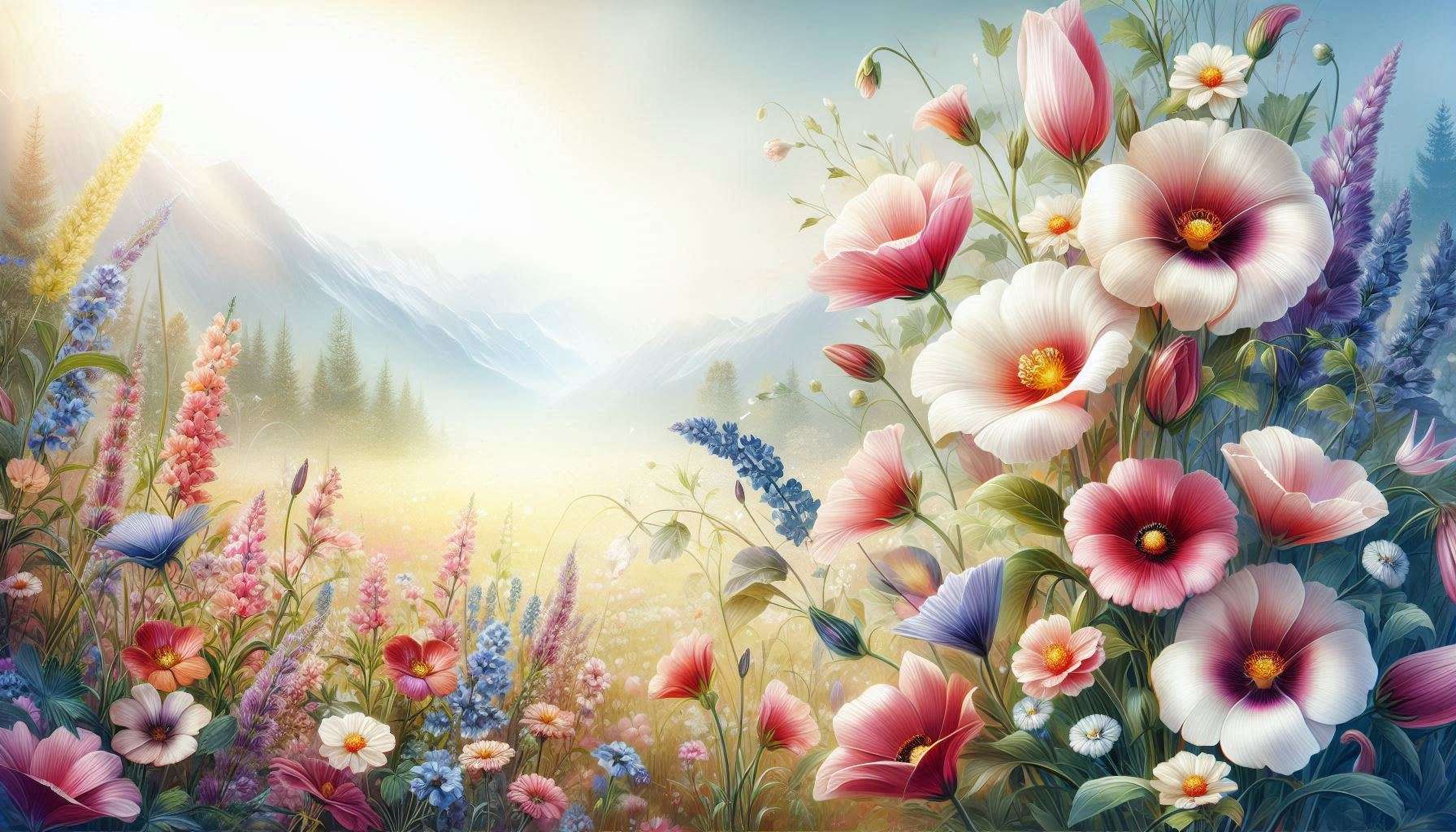 beautiful nature background for youtube thumbnails with flower