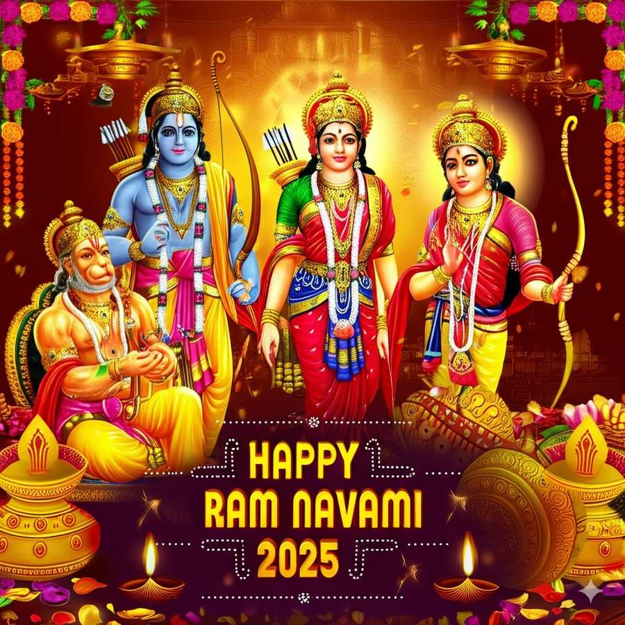Beautiful Ram Navami 2025 Greeting With 3d Font - Royalty Free Ram Navami 2025 Image Download | Pngmagic 2025 Free Download Beautiful Ram Navami 2025 Greeting With 3d Font - High Quality Ram Navami 2025 Background