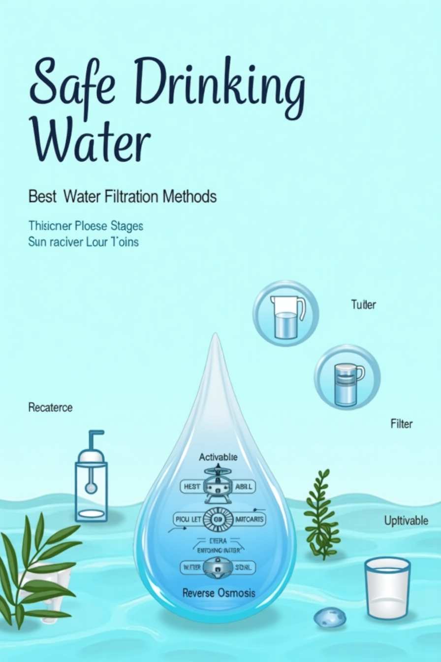 Best water filtration methods for safe drinking water