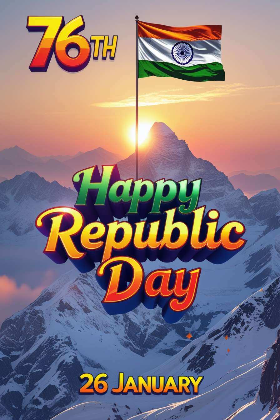 Best Wishes For India’s 76th Republic Day 2025 Event - Royalty Free 76th Happy Republic Day Of India 26 January Image | Pngmagic Free Download Best Wishes For India’s 76th Republic Day 2025 Event - High Quality 76th Happy Republic Day Of India 26 January Background